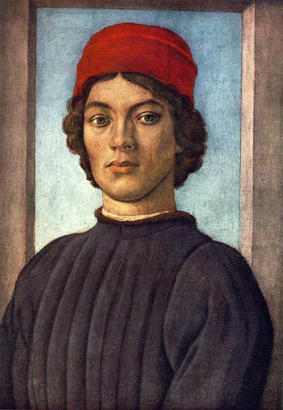 LIPPI, Filippino Portrait of a Youth sg Spain oil painting art